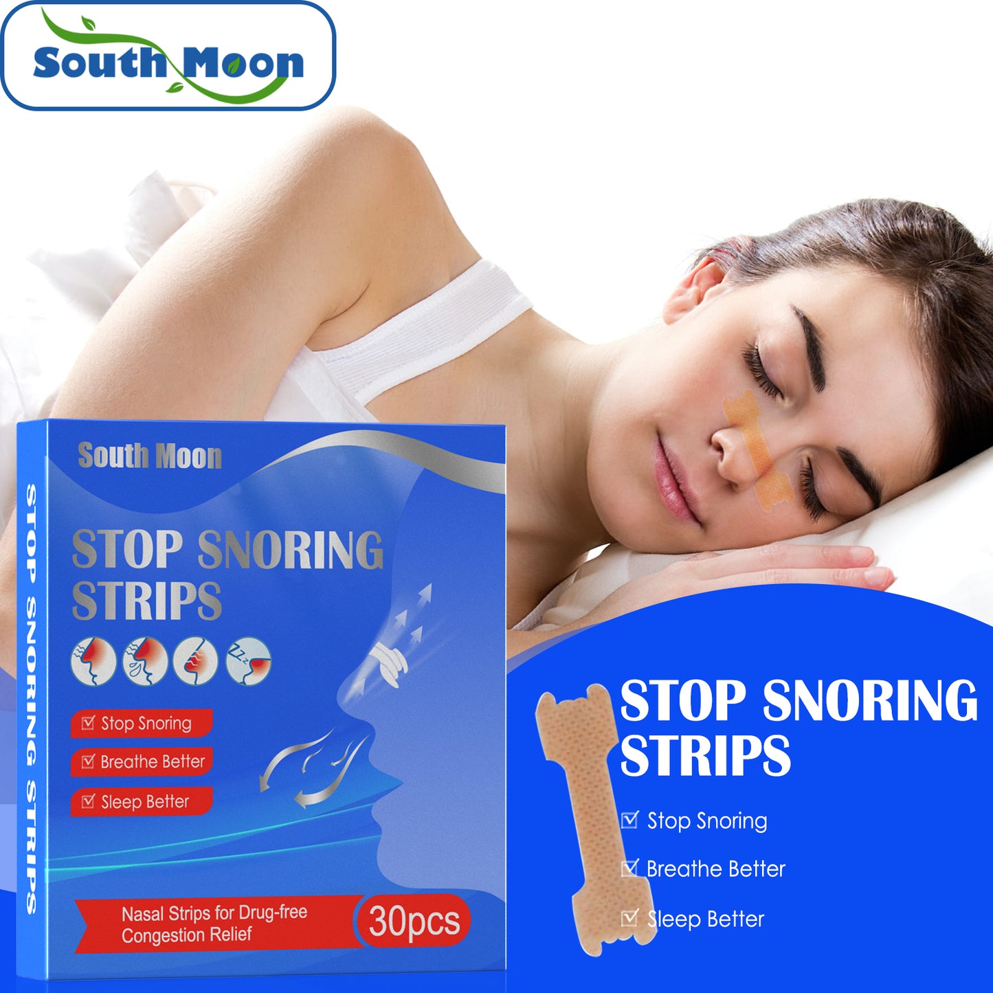 Noctura Nasal Strips - application