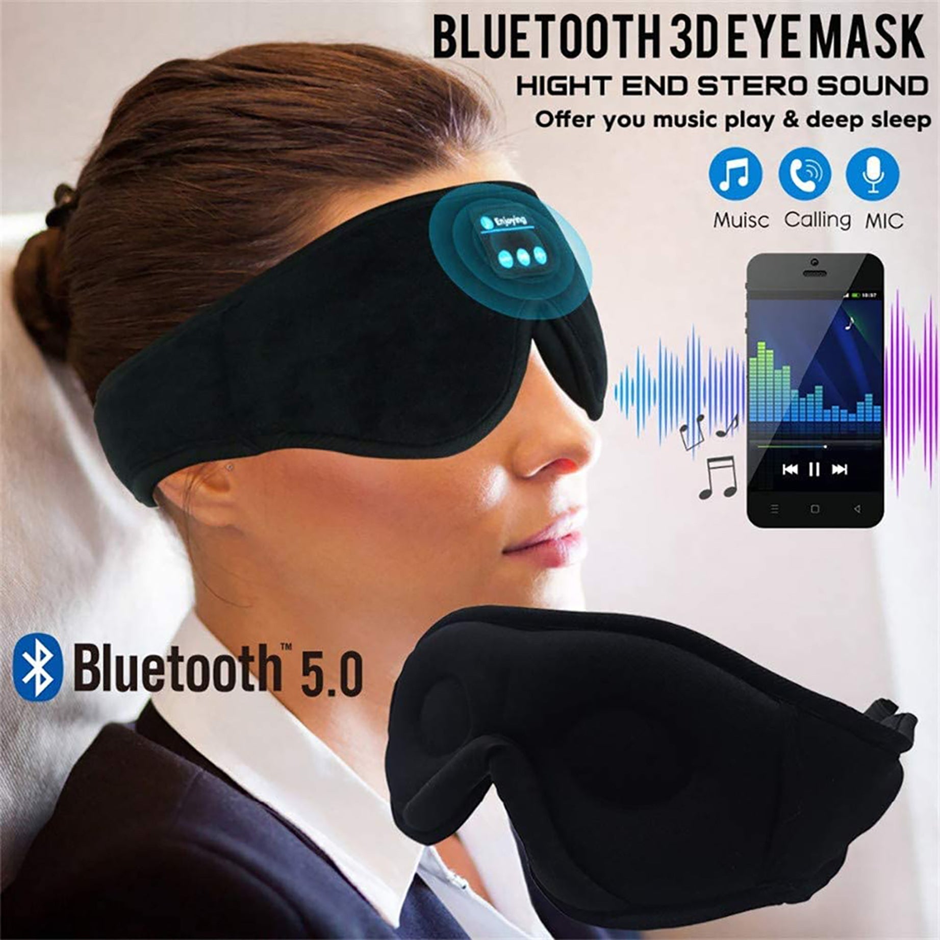 The Deep Sleep Kit — Noctura Smart Sleep Mask