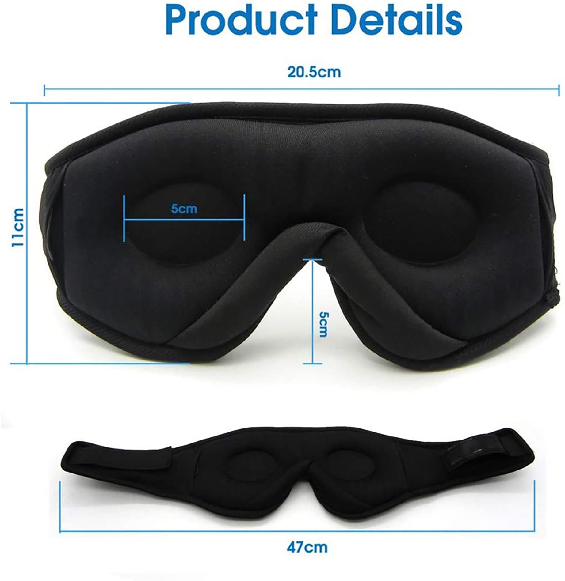 Noctura Smart Sleep Mask - side view